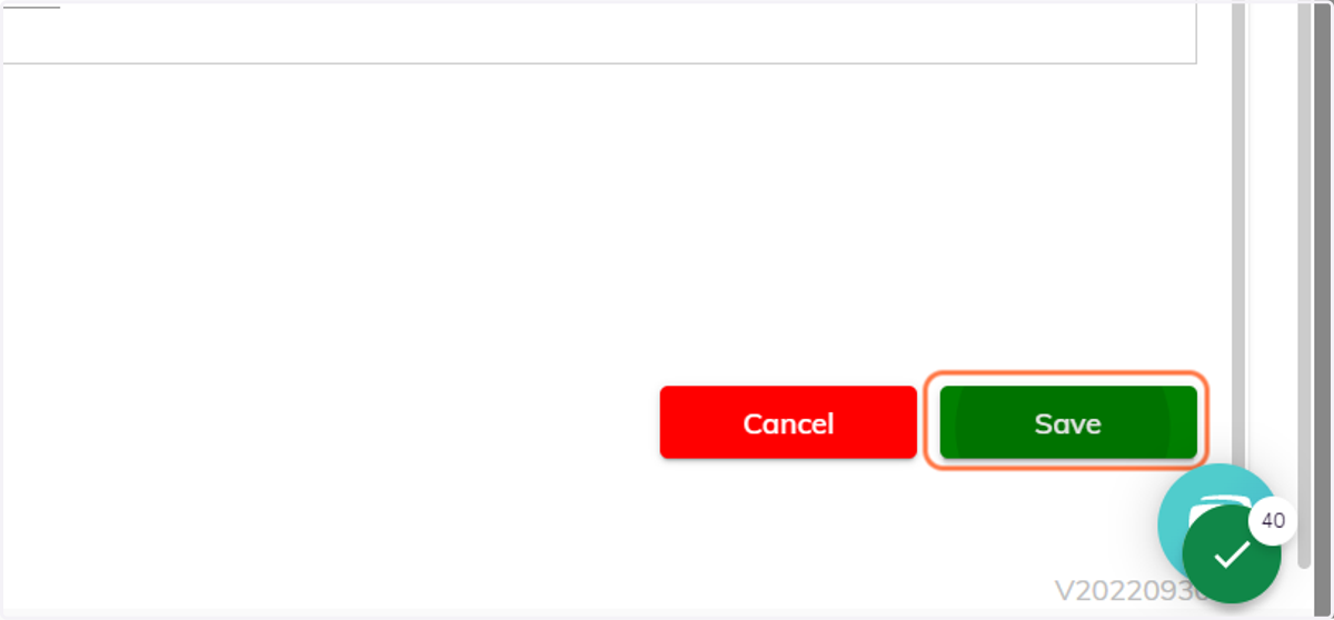 Once all final edits are made, click on Save at the bottom corner.