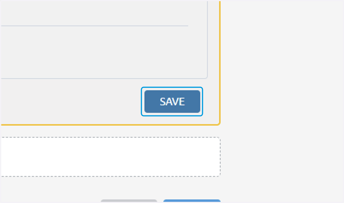 Click on SAVE