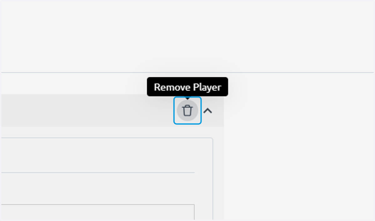 Once all players are added and you aren't a player on the team you can click REMOVE PLAYER and delete yourself