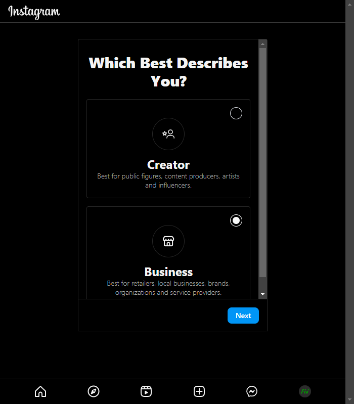 Select business