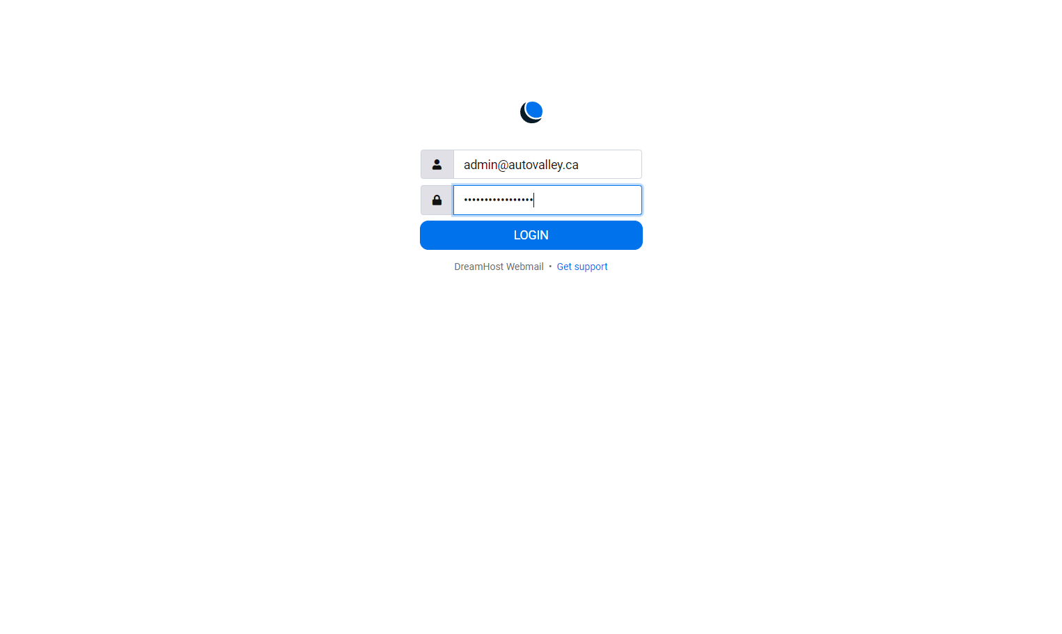 Paste the email and password provided in your Guiding Doc