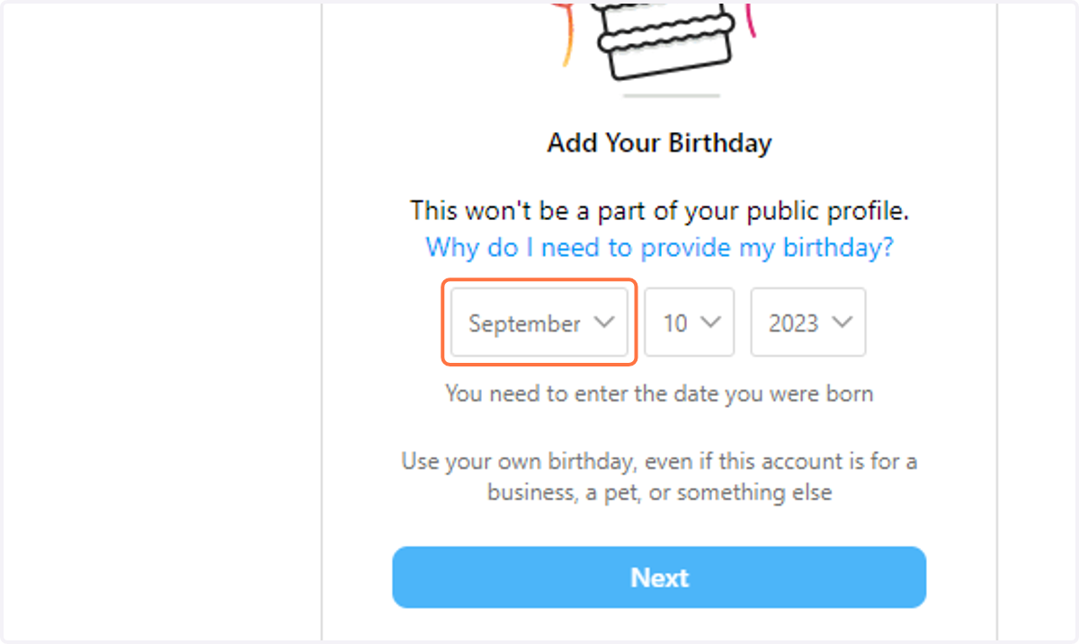 Select the options for September 29 1986