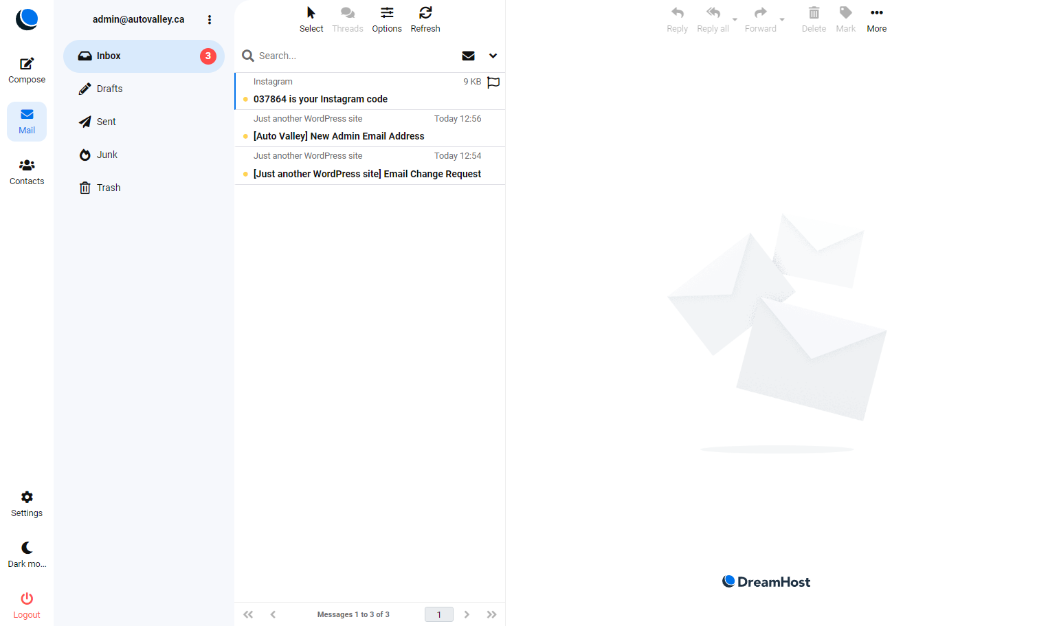 Locate the Instagram Verification Email