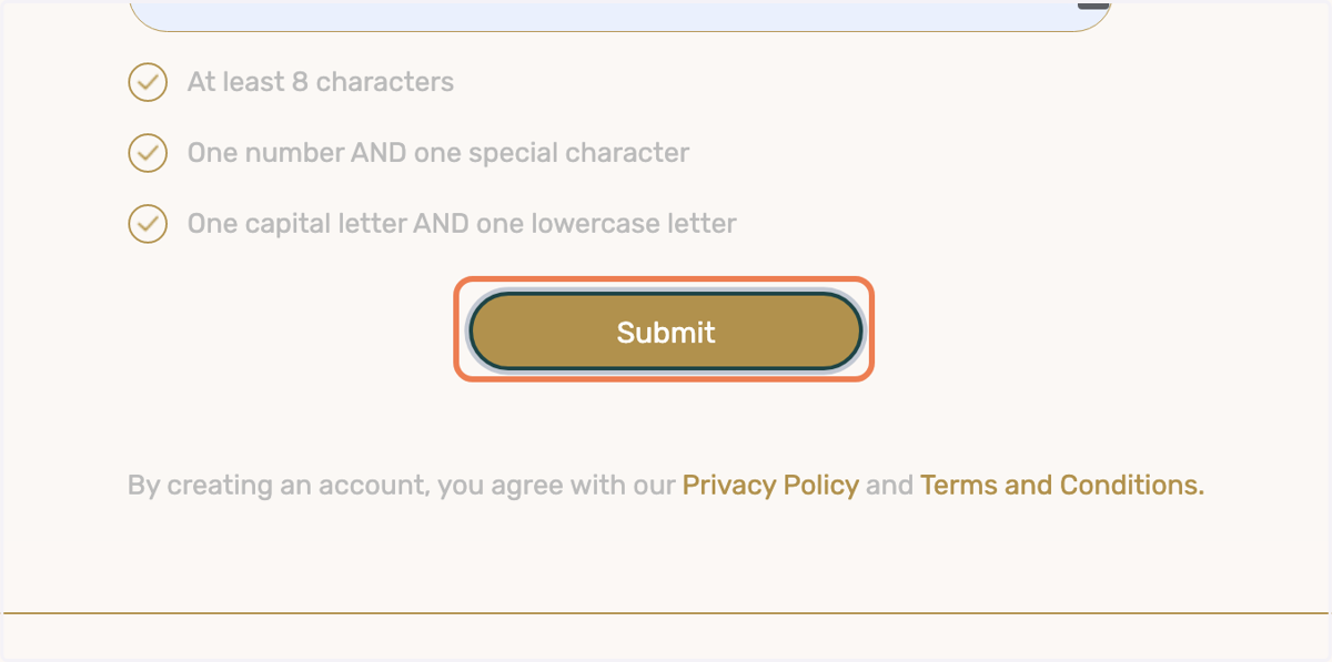 Click on Submit