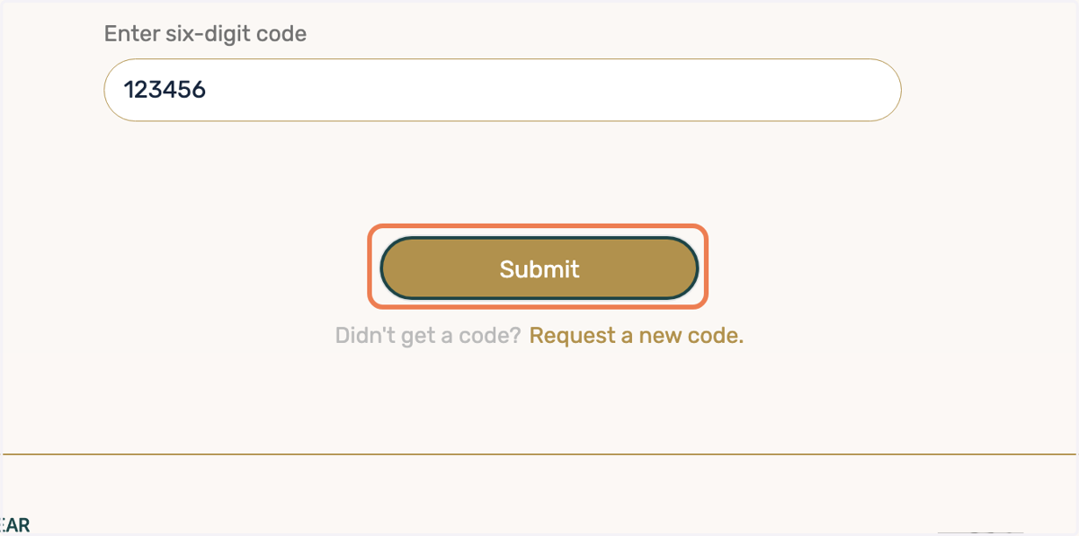 Click on Submit