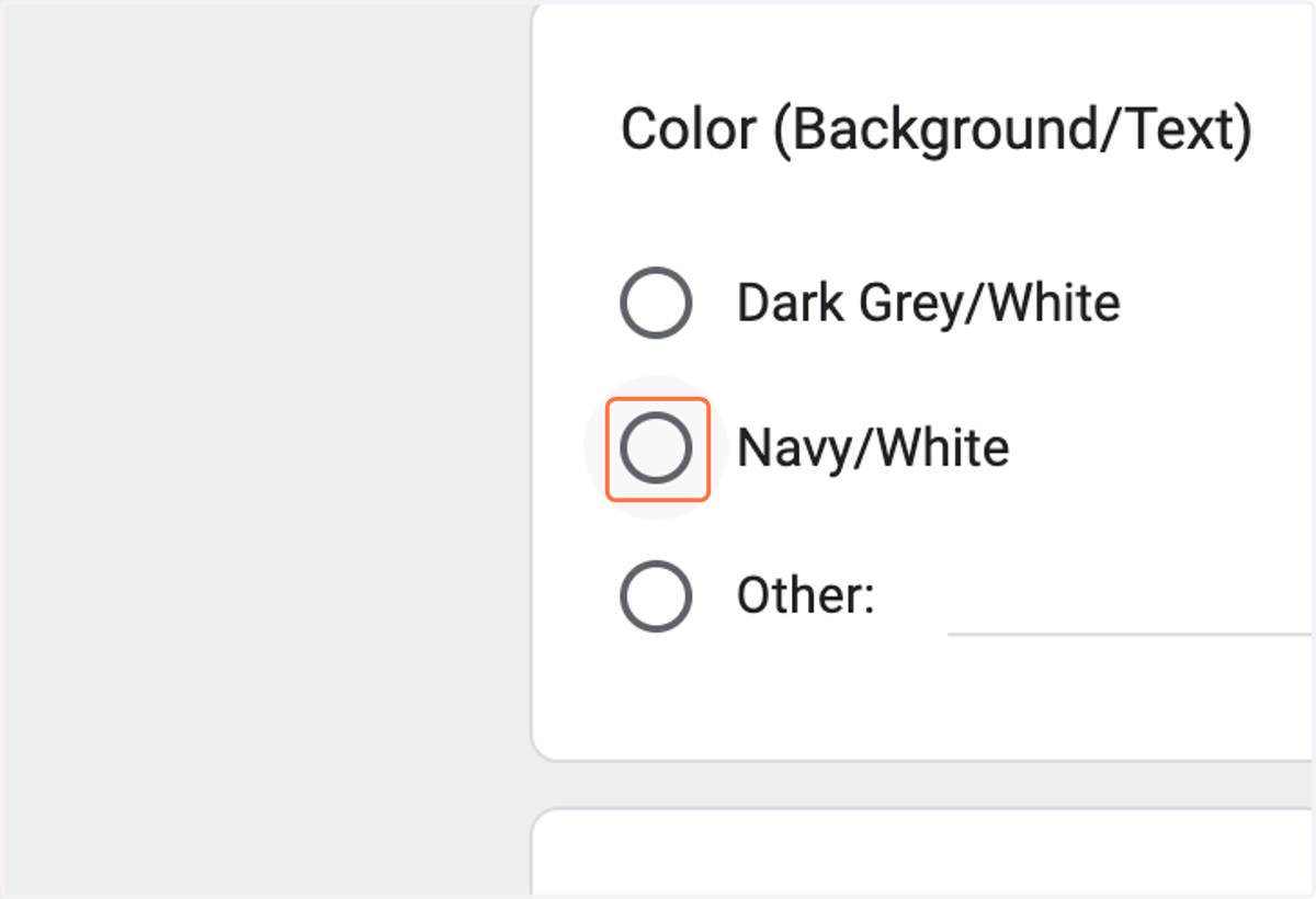 Choose which color scheme you'd like for your sign. For multiple color schemes, you must make mutiple orders. If you want a custom color scheme, contact marketing@realtyconcepts.com
