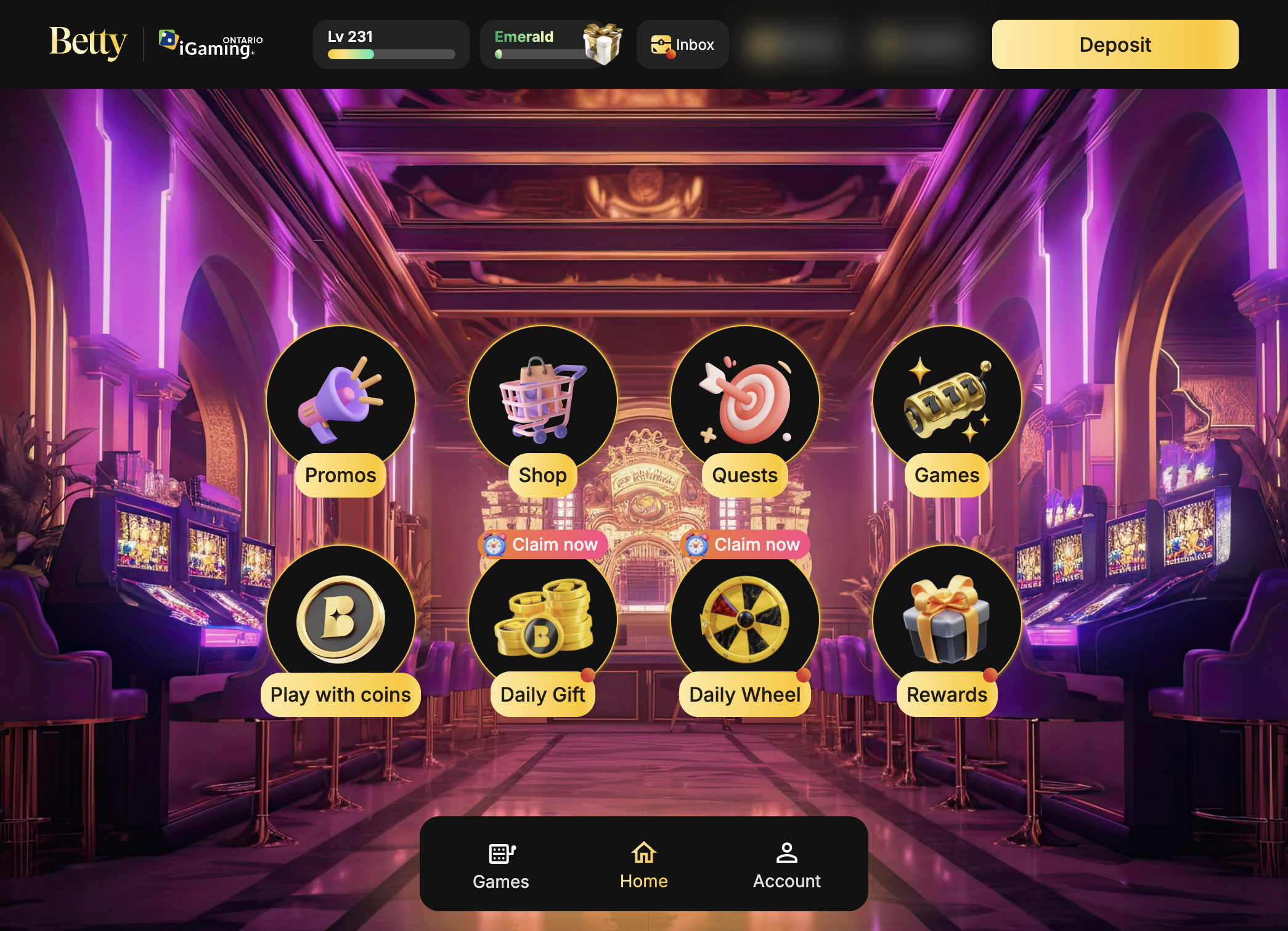 Click on Wallet Icon