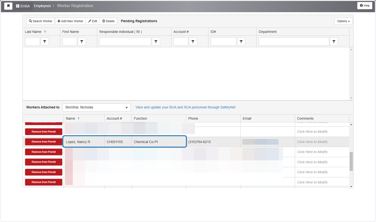 Verify that the individual was added.