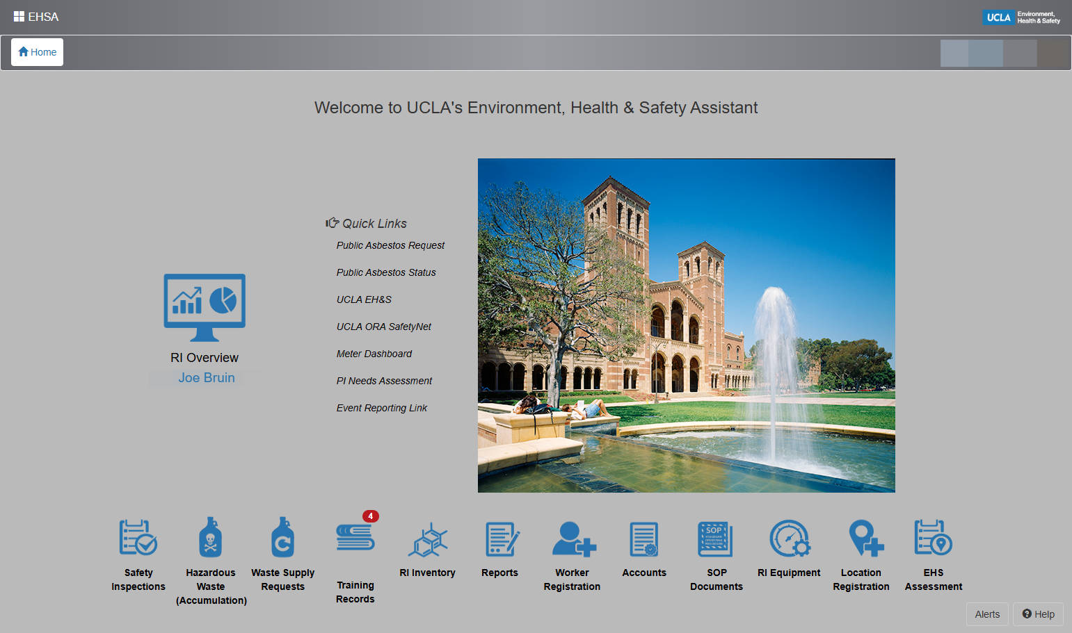 From the home page, click on Worker Registration