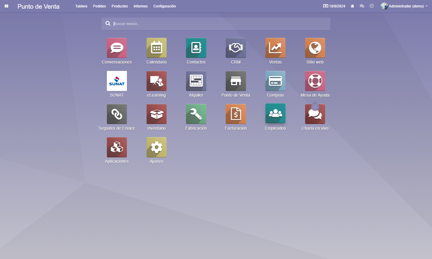Click on Empleados