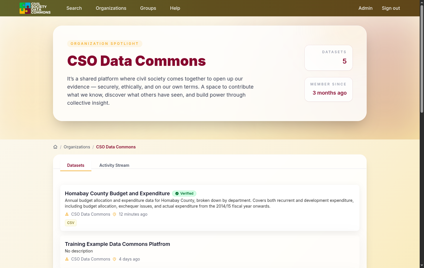 The dataset has a verified check mark as it was specified during the dataset upload (only verifiable by admins)