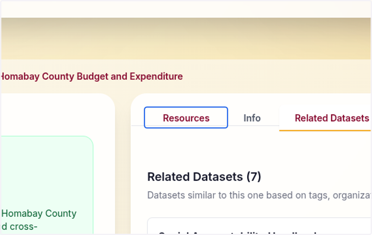 Click on Resources
