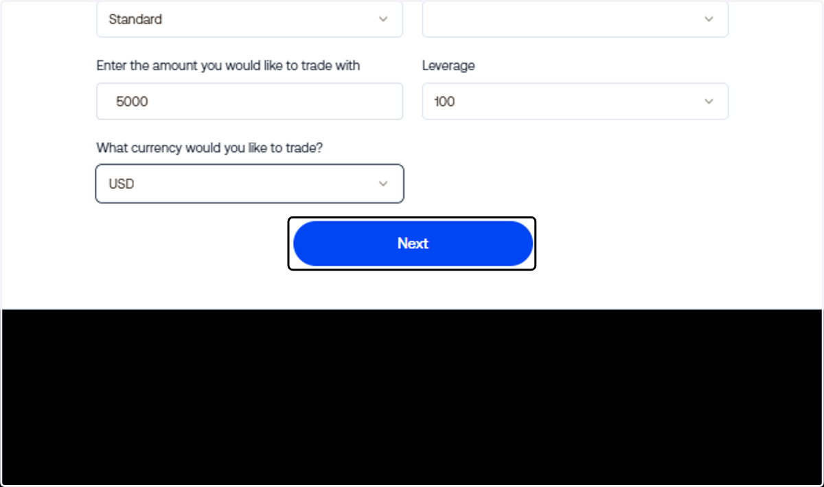 Click on Next