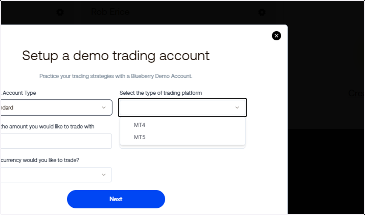 Choose your trading platform