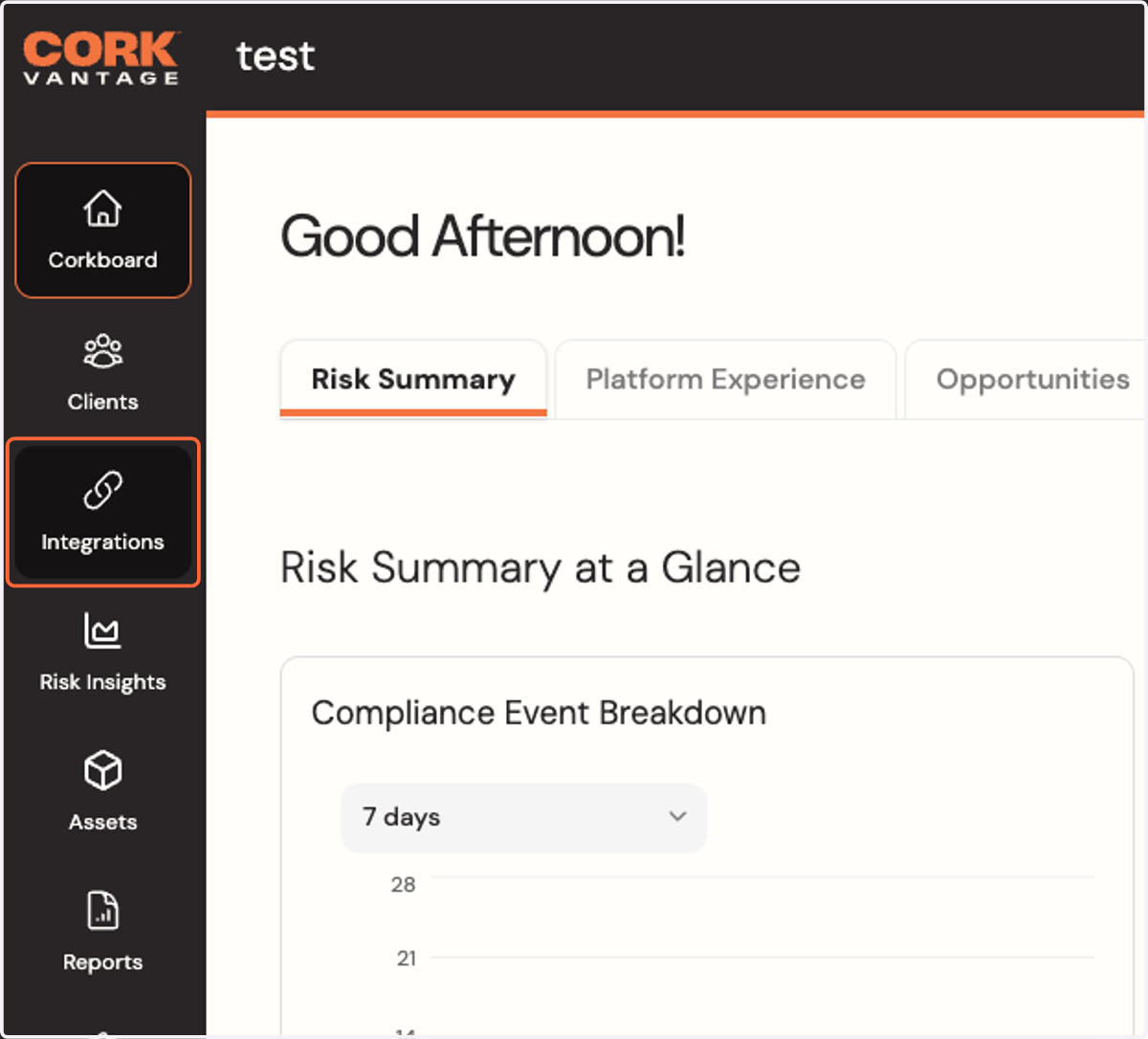 Click on Integrations