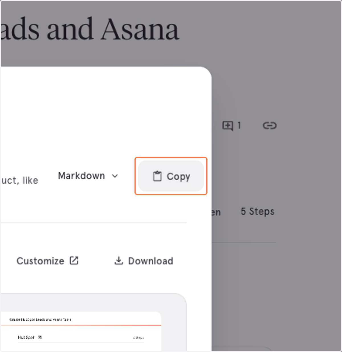 Click on Copy to copy the markdown code of the Tango