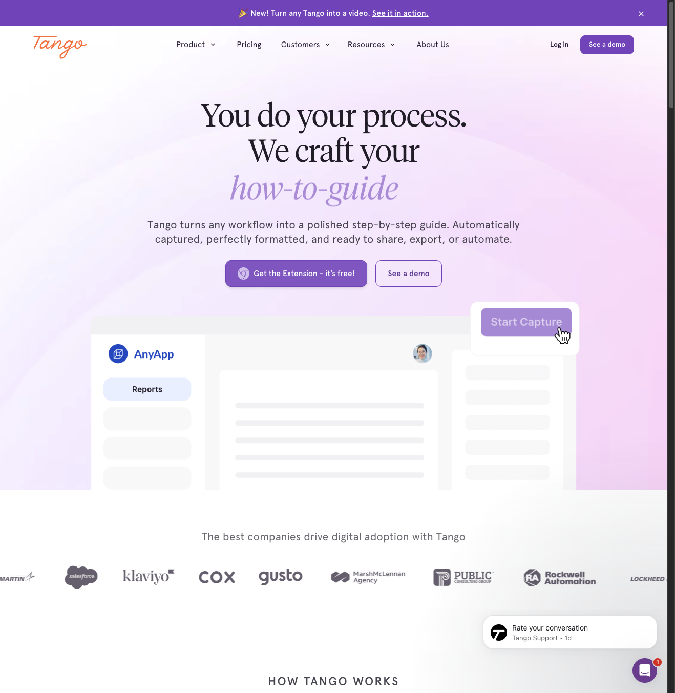 Click on the "Get the Extension - it’s free!" button