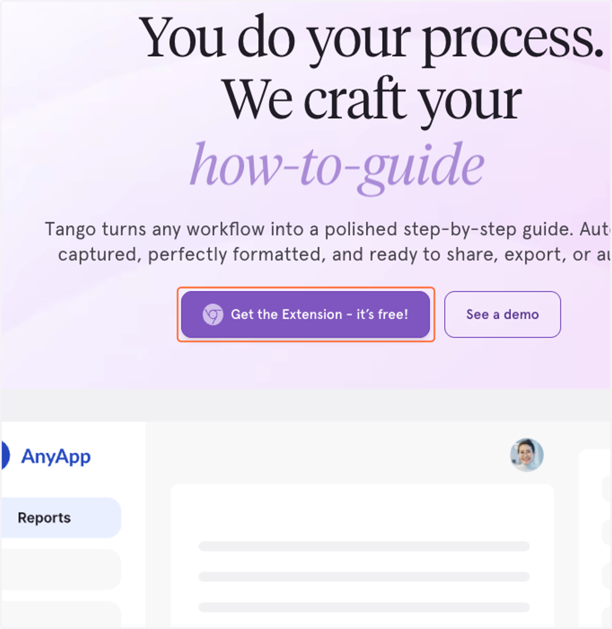 Click on the "Get the Extension - itβs free!" button