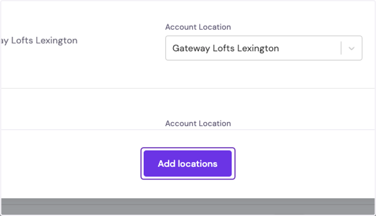 Once all listings have been mapped, click on Add locations