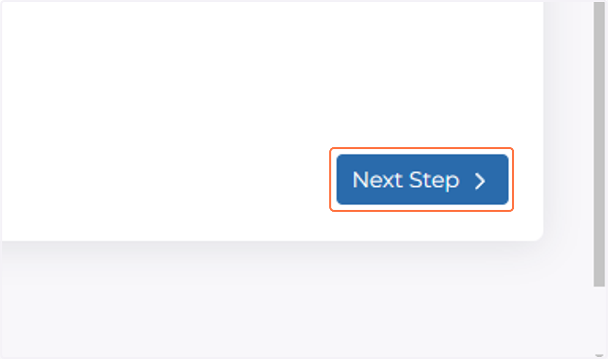 Click on Next Step