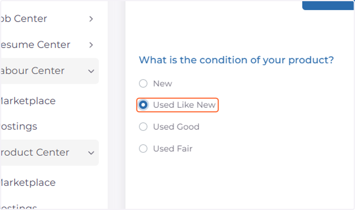 Select Condition