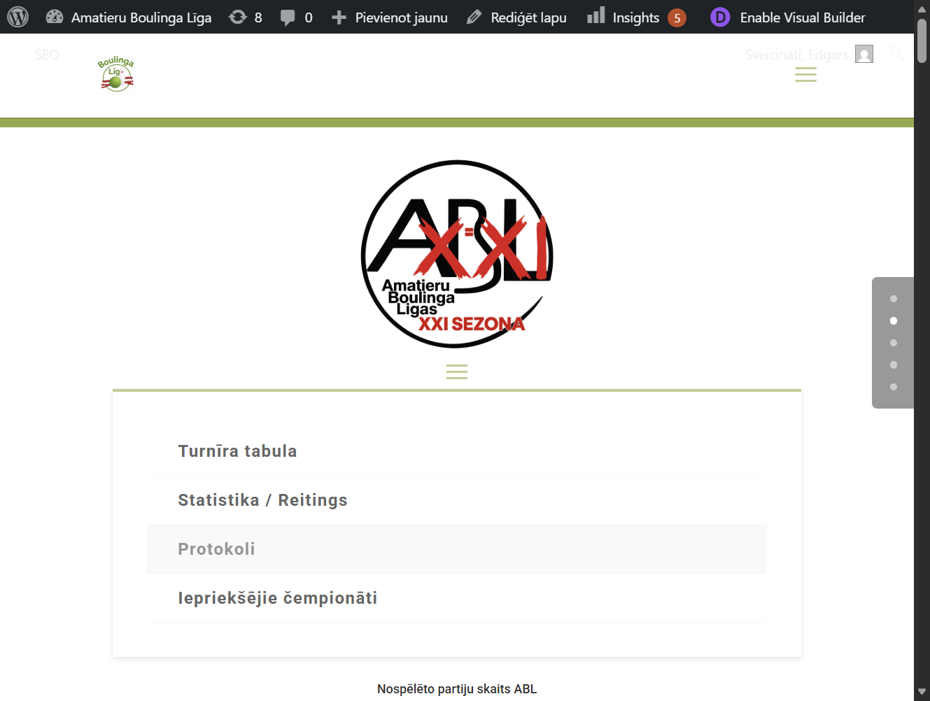 Izvēlamies un spiežam uz Protokoli ...