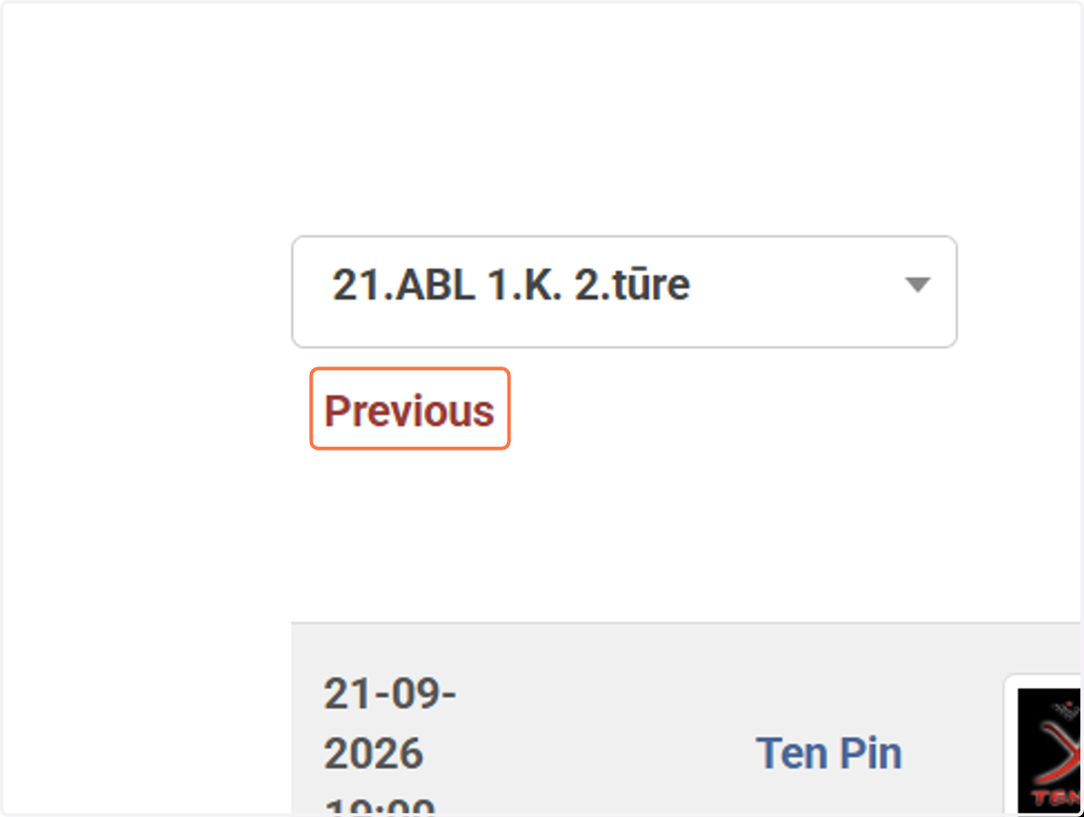 Izvēlamies interesējošo kārtas tūri ...