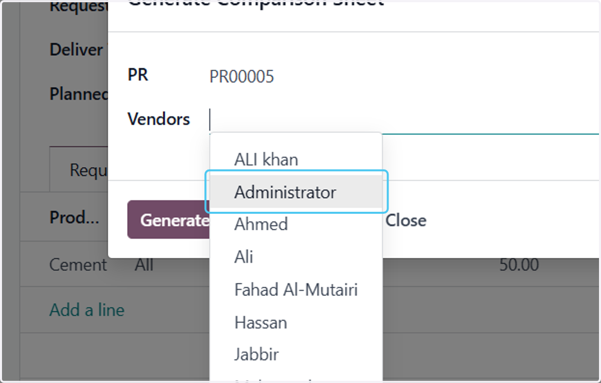 Click on Administrator