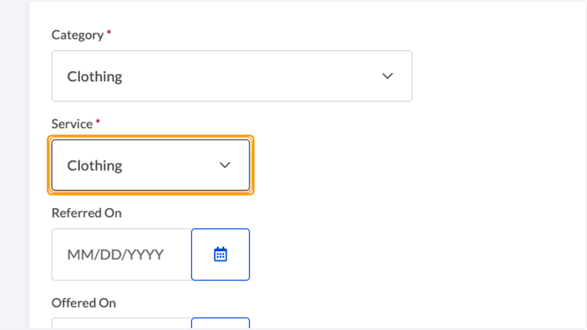 Select a service