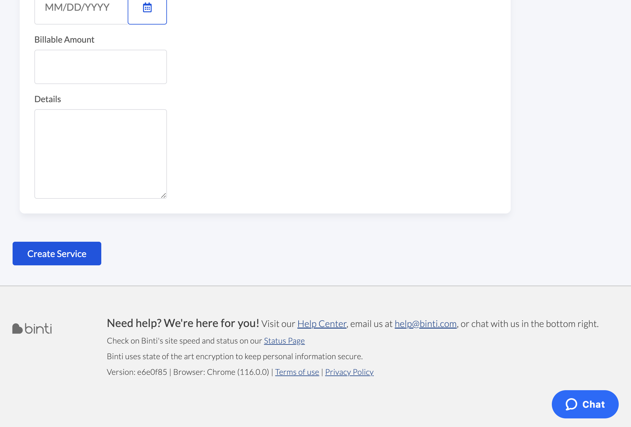[OPTIONAL] Provide additional details