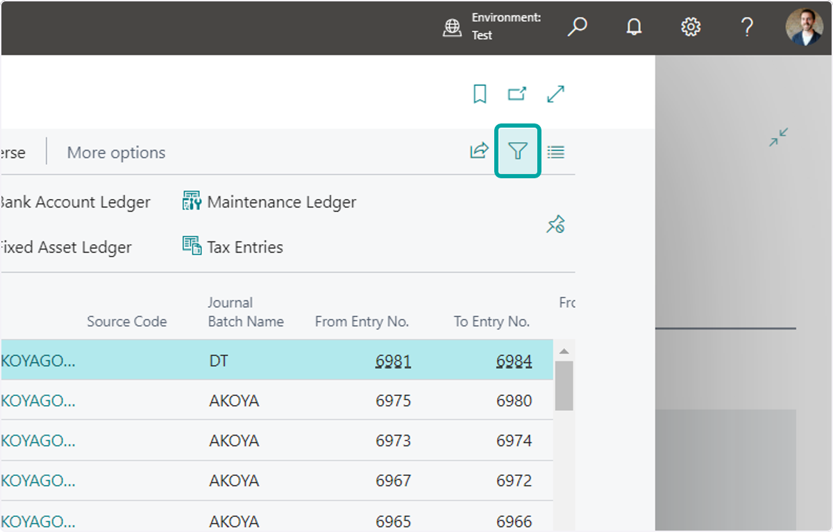 Open the Filters pane
