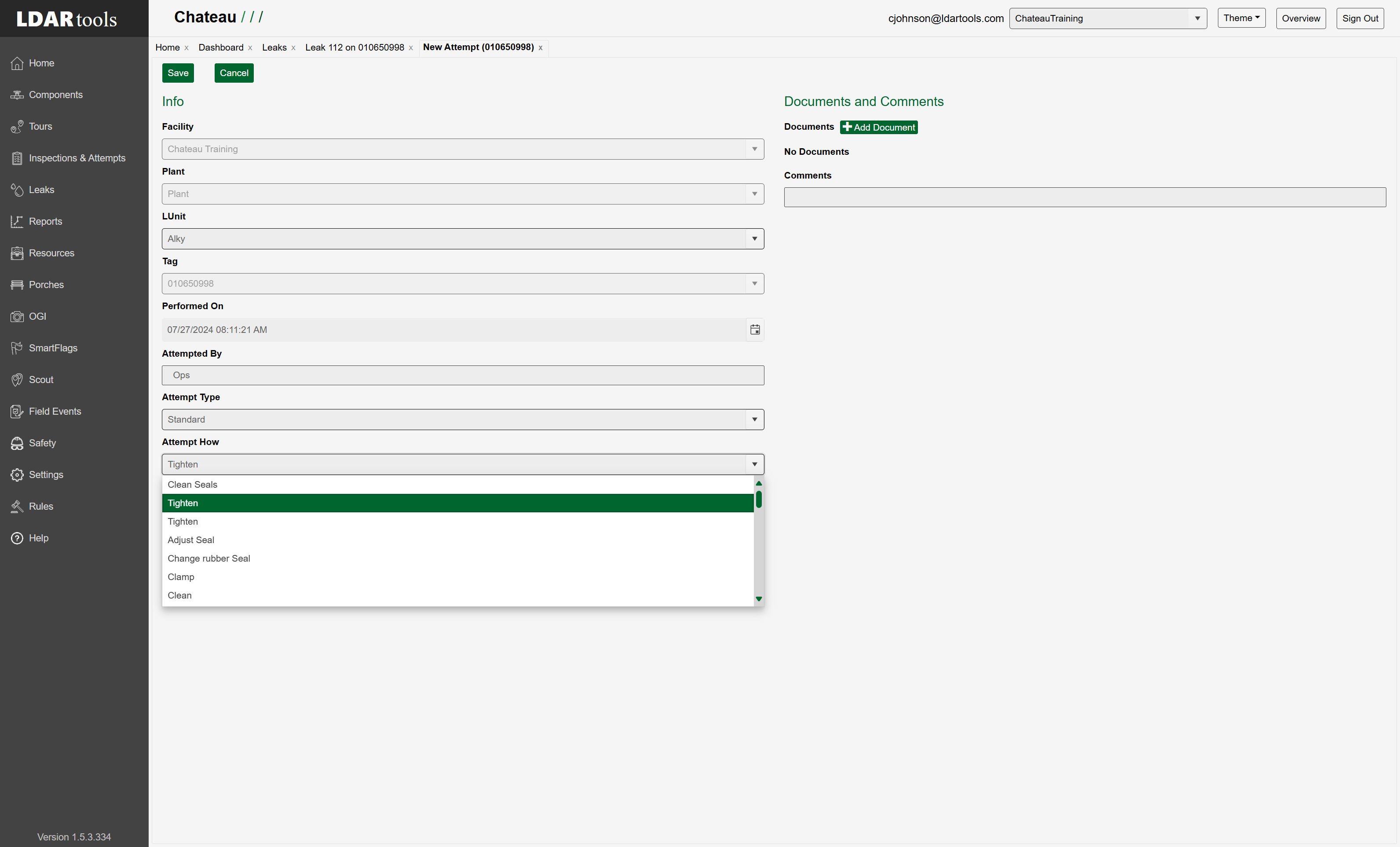 Select an Attempt How. If the repair you require isn't listed, consider altering the Attempt Type.