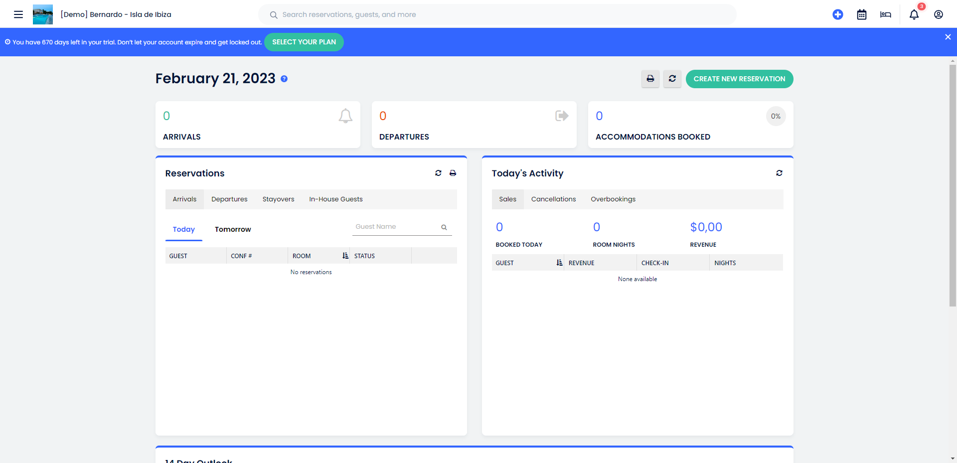 Login to your Cloudbeds account
