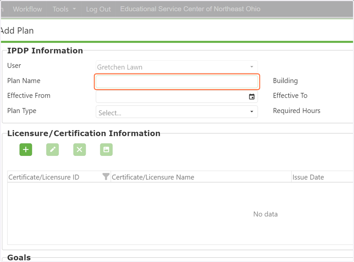 Be sure to follow the guidelines for writing an IPDP found on our website