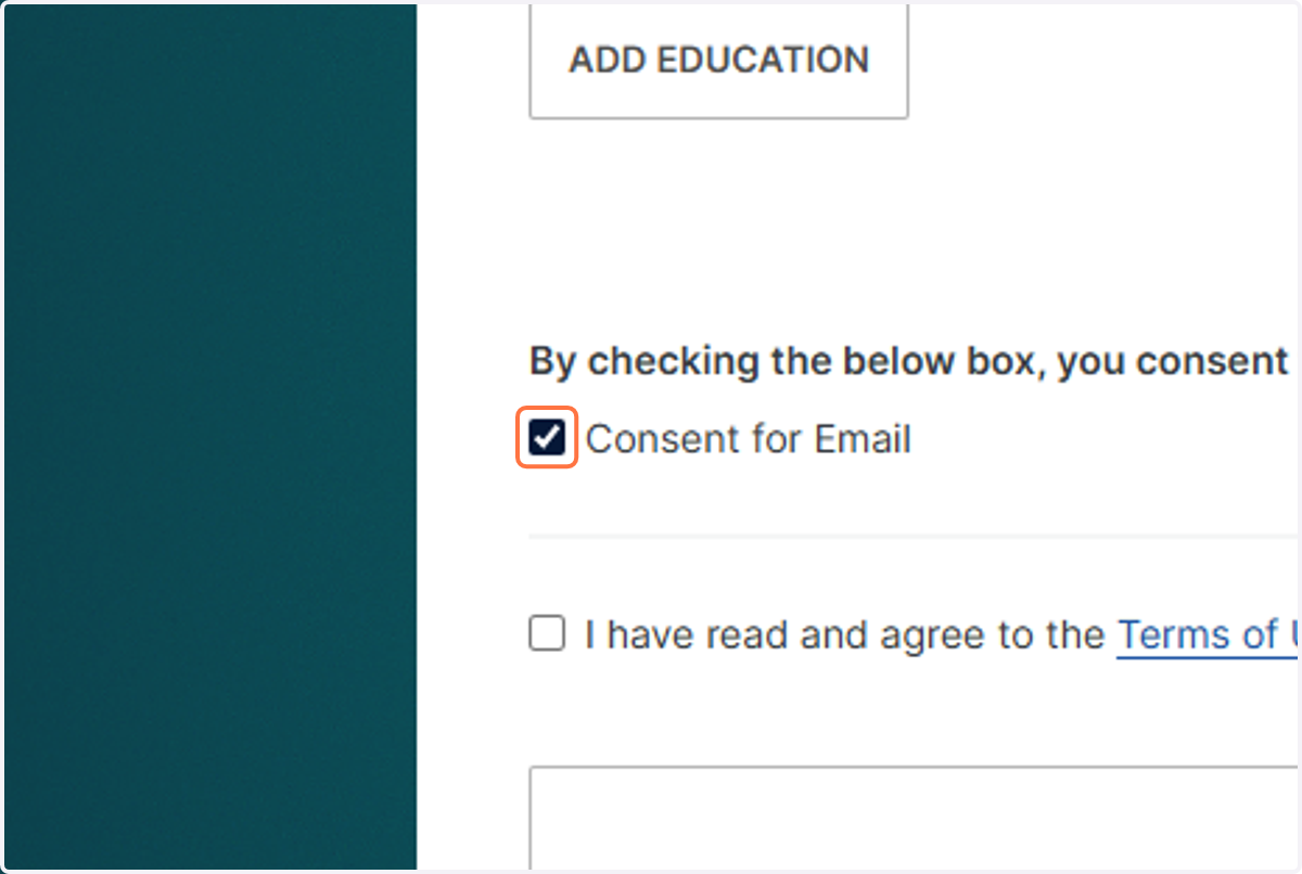 Check Consent for Email