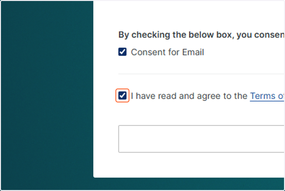 Check I have read and agree to the Terms of Use and Privacy Policy
