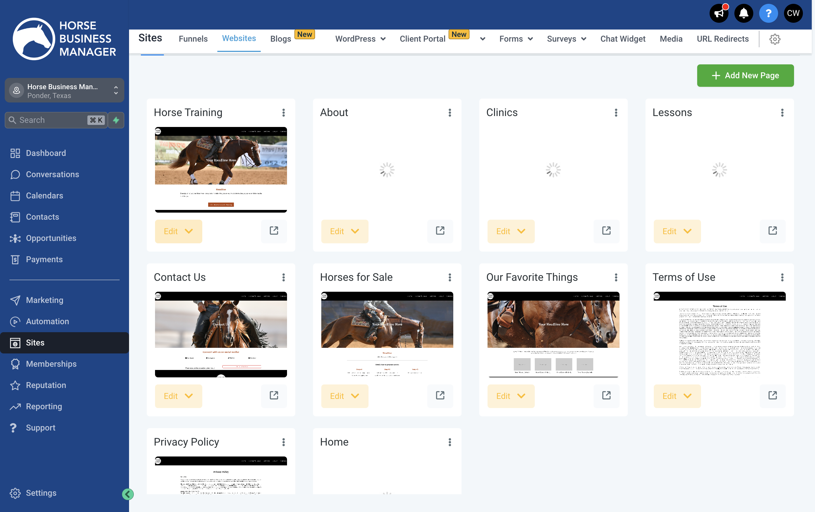 Open the page you want to edit the Meta Data for