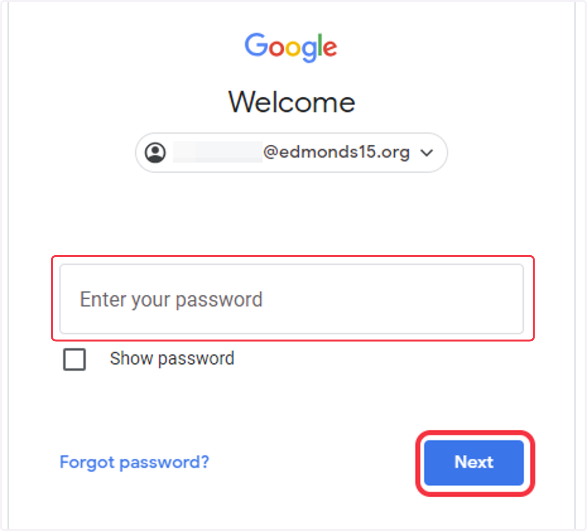 Google Sign in