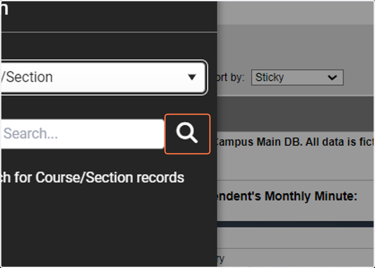 Click on Search