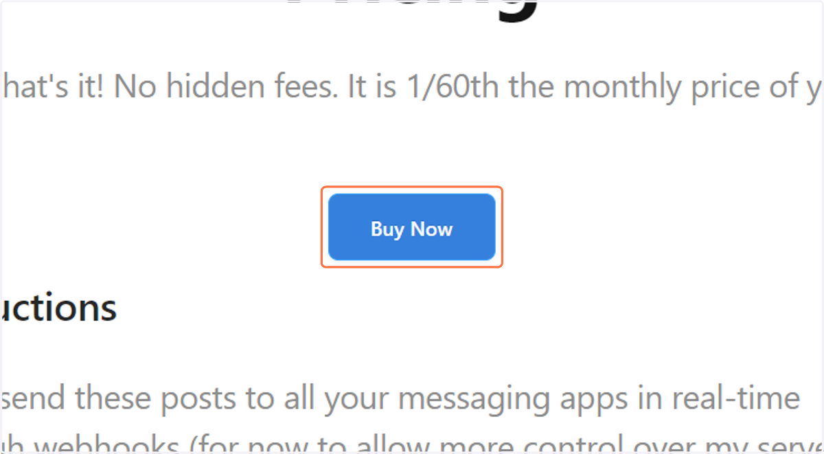 Click on Buy Now