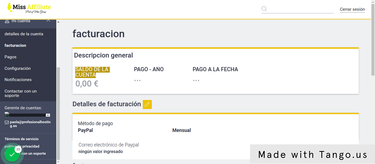 Y ver tu saldo acumulado