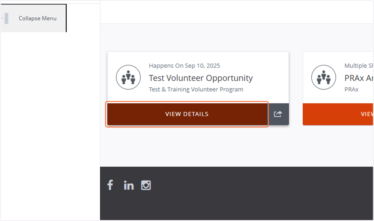 Once you find an opportunity that interests you, click its title to see more details and sign up.
