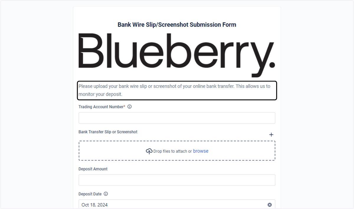 Fill out the form.