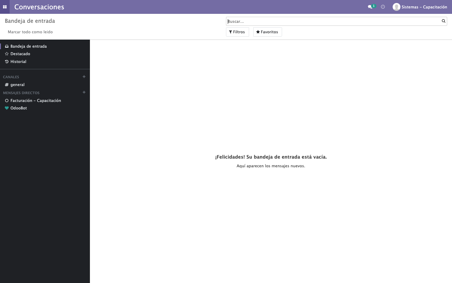 Haga clic en Menu de Modulos
