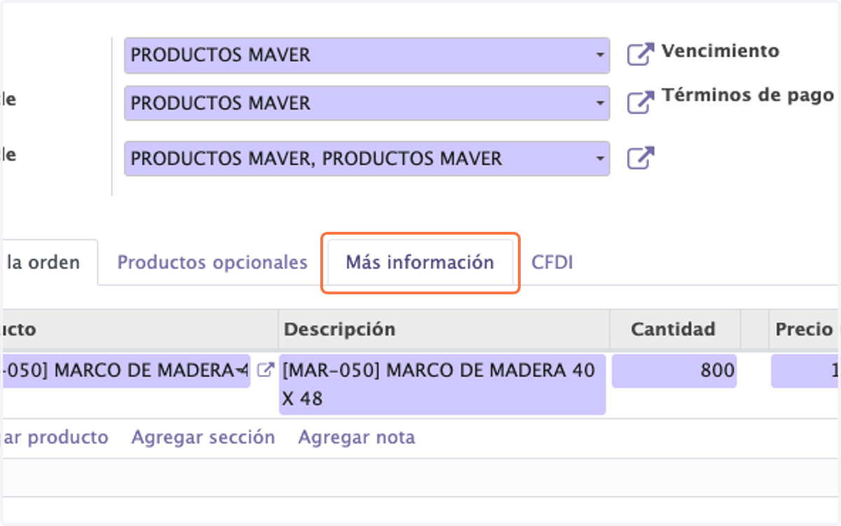 Click en Más información