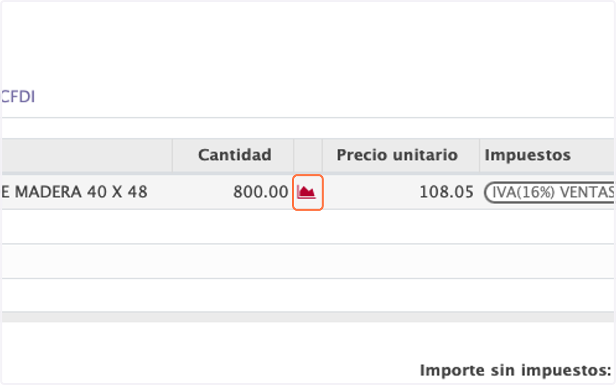 Verificar la Existencia en Almacén