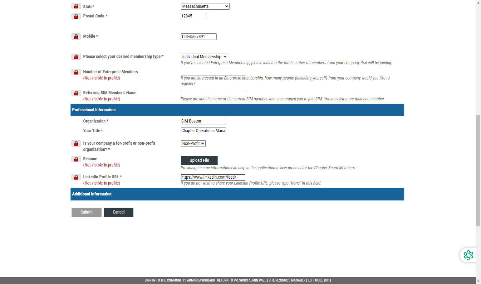 Submit your application.