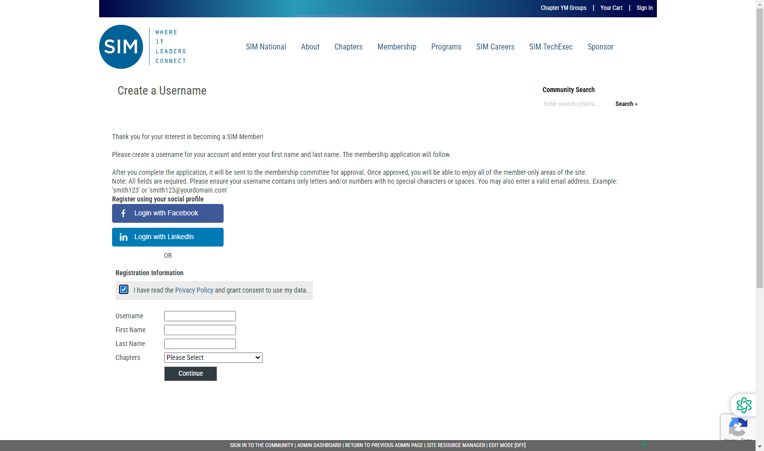 Begin the Application Process