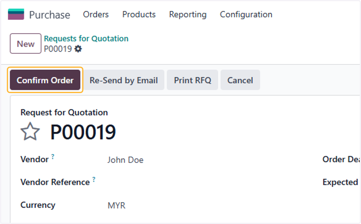 Click on Confirm Order
