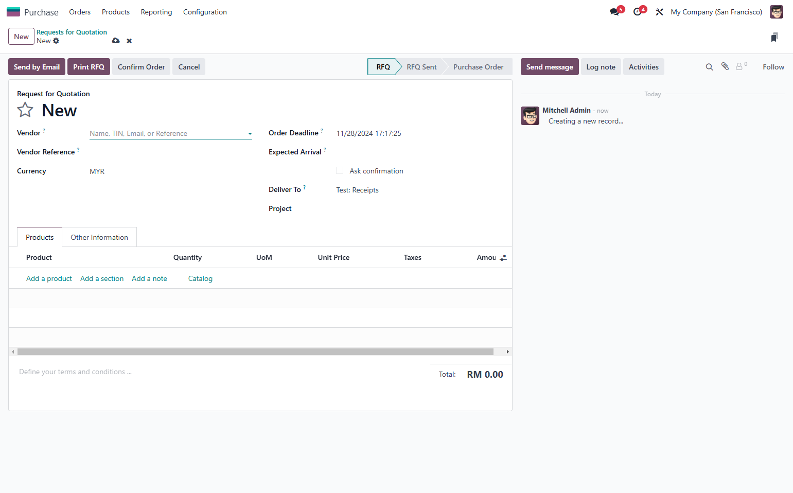 Click on Vendor?